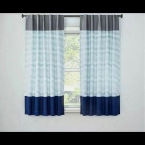 2 Set of 95"x42" Pillowfort Curtain (Blackout)